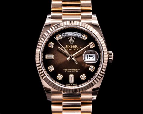 brown face rolex